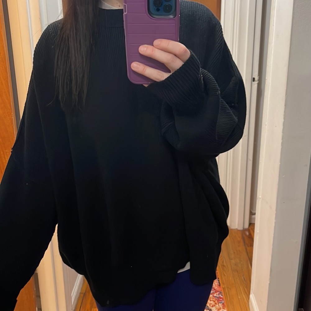 Oversized free people sweater